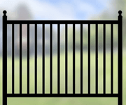 Elegant Eagle II Fence Panel