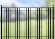 Silver Traditional Series Fence Panel